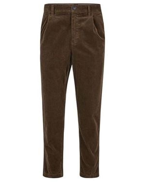 BOSS Schino Shyne Trousers - Brown