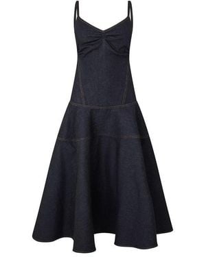 Jacquemus La Robe De Nimes Pina Skater Dress - Blue