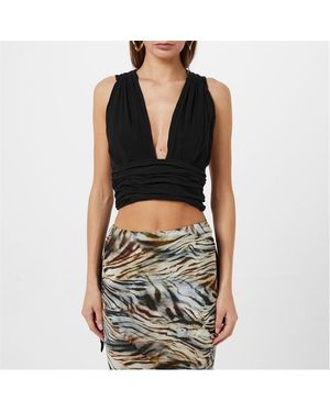JBQ Sara Cut Out Top - Black