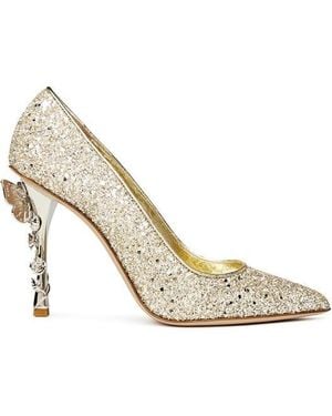 Sophia Webster Blossom Court Shoes - Metallic
