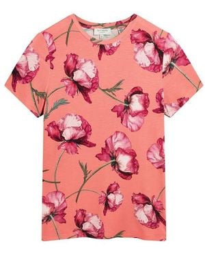 Ted Baker All Over Print Tee - Pink