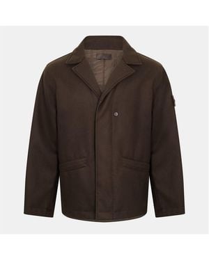 Stone Island Ghost Ghost Wool Blazer - Brown