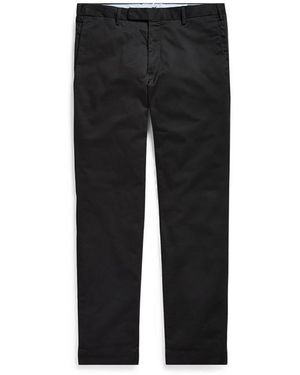 Polo Ralph Lauren Flat Chino Trousers - Black