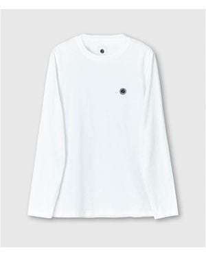 Pretty Green Pretty Pg Mitchell Ls Ts - White