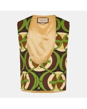 Gucci Pattern Waistcoat - Green