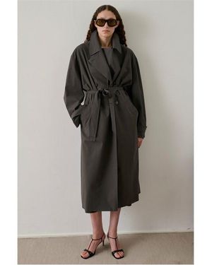 Soeur Trench Coat - Brown