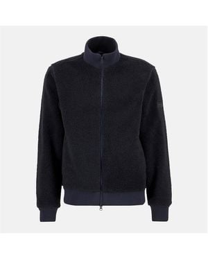 Barbour Dinstone Fleece Long Sleeve Teddy Coat - Blue