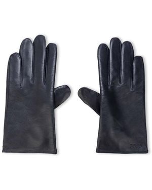 BOSS Gioli Leather Gloves - Blue