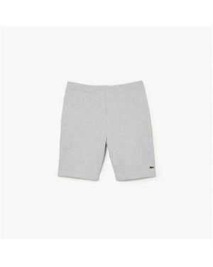Lacoste Basic Fleece Shorts - White