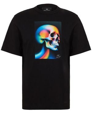 Paul Smith Ps Skull Graphic T Sn61 - Black