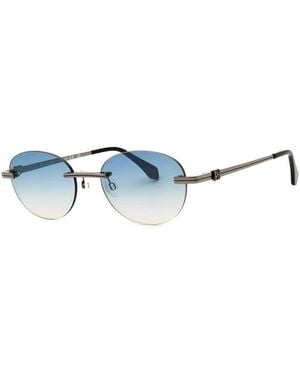 Palm Angels Crystal Round Sunglasses - Blue