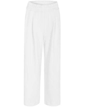 Varley Extra Wide Leg Pant - White
