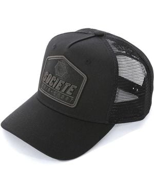 societe NOIR Sport Plate Trucker Cap - Grey