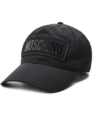 Moschino Flat Cap - Black