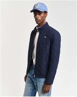 GANT Water-Repellent Quilted Jacket - Blue