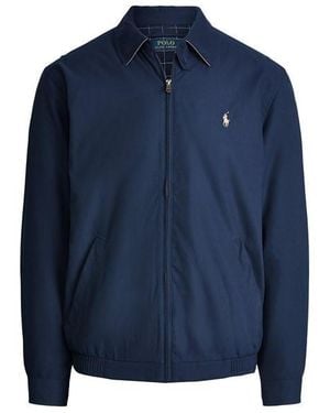 Polo Ralph Lauren Bi-Swing Cotton Water Resistant Harrington Jacket - Blue