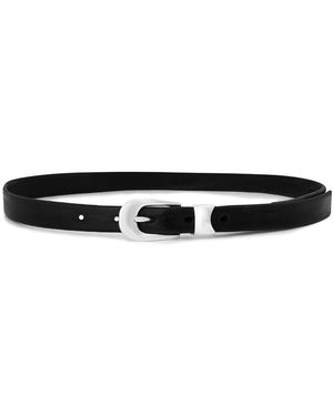 Our Legacy Leather Belt - Black