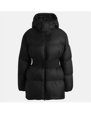 HUGO Contemporary Insulated Puffer Coat With Hood (Falentina) - Black