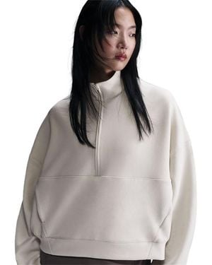 Nike 24.7 Over Sized Half Zip Jumper - Grey