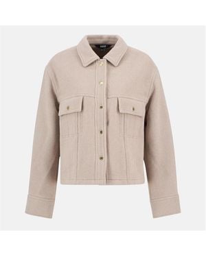 Barbour Chloe Long Sleeve 2 Pocket Overshirt - Natural