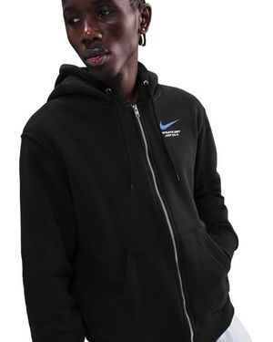 Nike Club Felpe Con Cappuccio - Nero