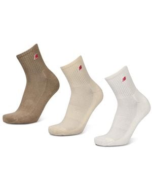 New Balance Quarter 3 Pack Socken - Weiß