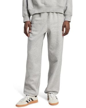 adidas Fleece Damen Hosen - Grau