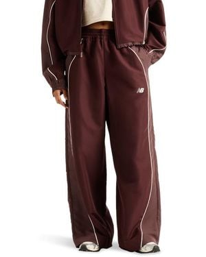 New Balance Trackside Damen Hosen - Rot