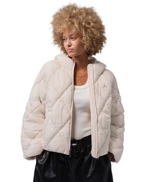 Nike Brooklyn Puffer Jacket Donna - Neutro