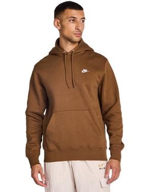 Nike Fleece Uomo - Marrone