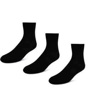 Foot Locker 3 Pack Active Dry Quarter Socken - Schwarz