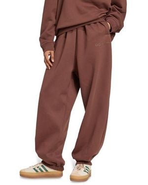 adidas Essentials Linear Jogger Pant Oversized Damen Hosen - Braun