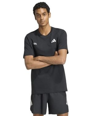 adidas Run Essentials Graphic T-Shirt Herren T-Shirts - Schwarz