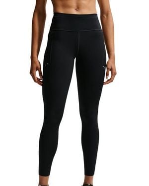 Nike Swift High-Waisted 7/8 Leggings Donna - Nero