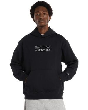 New Balance Athletics Classics Hoodie Herren Kapuzenpullover - Schwarz