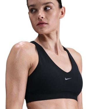 Nike Universa Medium-Support Padded Sport Bra Donna - Nero