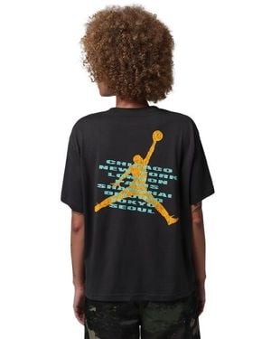 Nike Brooklyn Girlfriend T-Shirt Damen T-Shirts - Schwarz