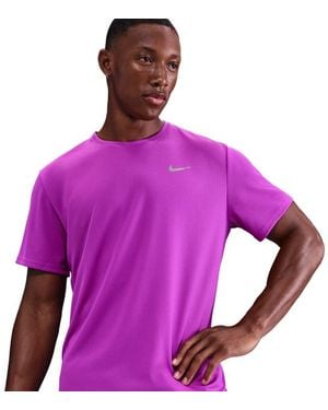Nike Miler Magliette - Viola