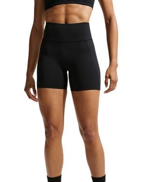 Nike Universa High-Waisted Biker Shorts Damen Leggings - Schwarz