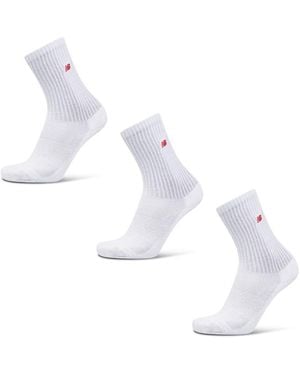 New Balance Crew 3 Pack Socken - Weiß