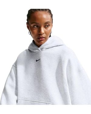 Nike Fleece Damen Kapuzenpullover - Blau