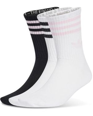 adidas Mid Cut Crew 3 Pack Socken - Schwarz