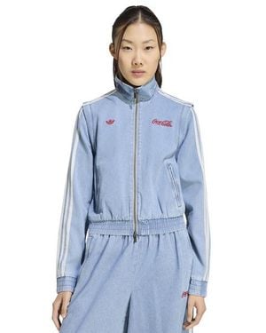 adidas Firebird Damen Trainingsoberteile - Blau