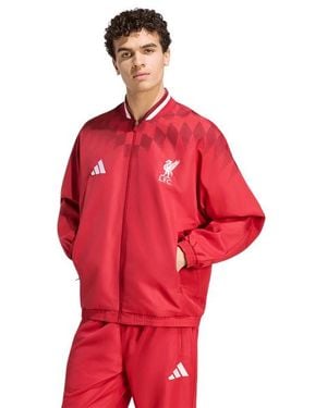 adidas Liverpool Fc Stadium Track Top Uomo - Rosso
