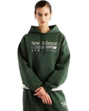 New Balance Fleece Donna - Verde