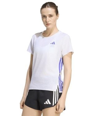 adidas Adizero T-Shirt Donna - Bianco
