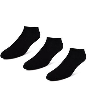 Foot Locker 3 Pack Active Dry No-Show Socken - Schwarz