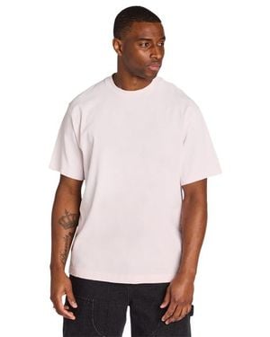 LCKR Heavyweight Distressed Relaxed Fit Herren T-Shirts - Weiß