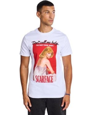 Merchcode Scarface Herren T-Shirts - Weiß