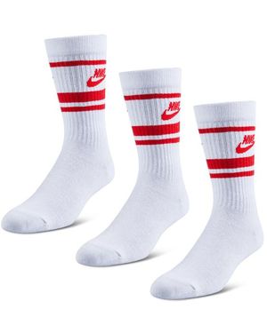 U Jordan Essential Crew 3pr e Chaussettes Nike en coloris Noir Lyst